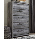 Baystorm - Gray - Five Drawer Chest-Washburn's Home Furnishings