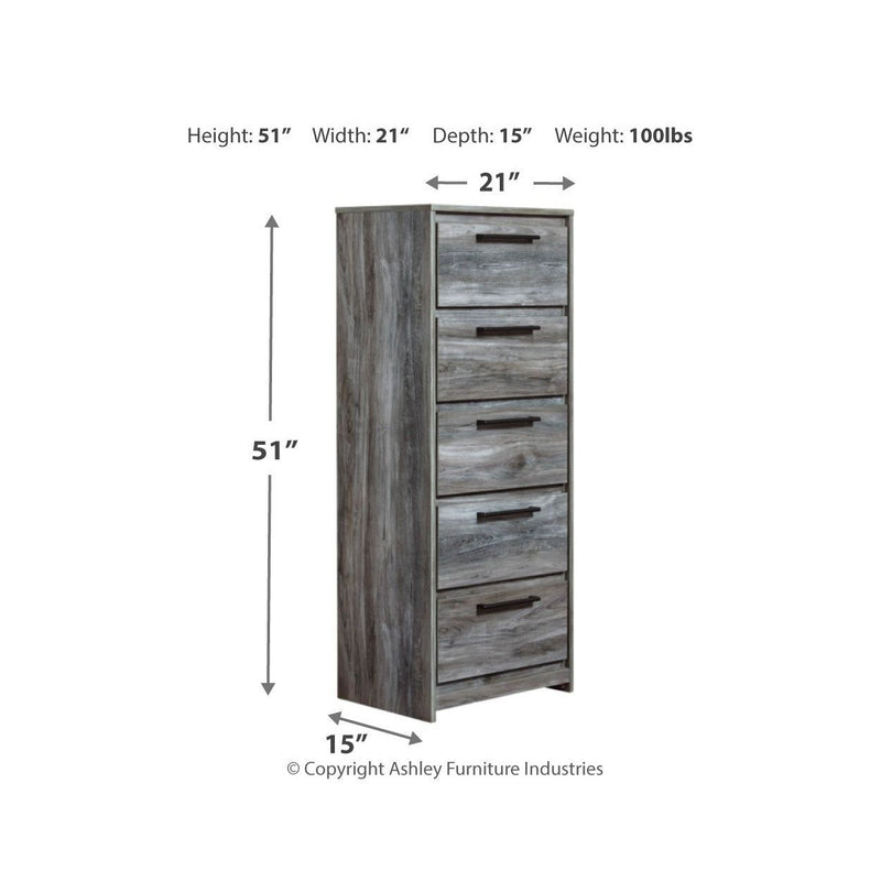 Baystorm - Gray - Narrow Chest-Washburn's Home Furnishings