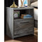 Baystorm - Gray - One Drawer Night Stand-Washburn's Home Furnishings