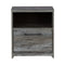 Baystorm - Gray - One Drawer Night Stand-Washburn's Home Furnishings