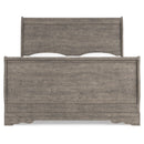 Bayzor - Gray - Full Sleigh Bed-Washburn's Home Furnishings