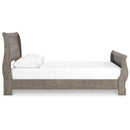 Bayzor - Gray - Queen Sleigh Bed-Washburn's Home Furnishings