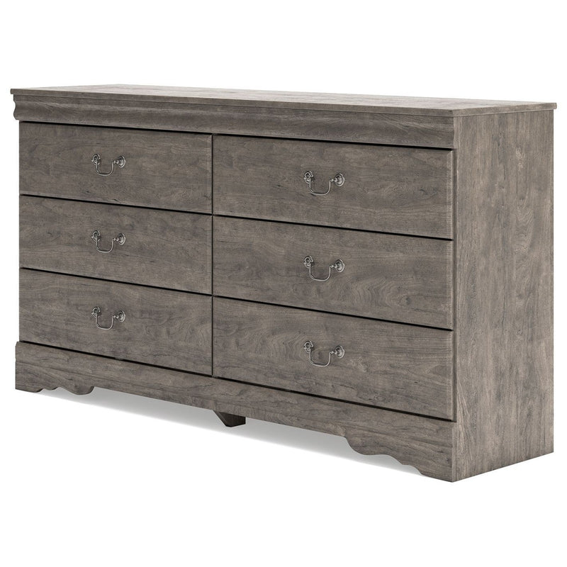 Bayzor - Gray - Six Drawer Dresser-Washburn's Home Furnishings