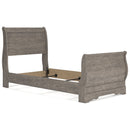 Bayzor - Gray - Twin Sleigh Bed-Washburn's Home Furnishings