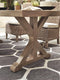 Beachcroft - Beige - Rect Dining Table W/umb Opt-Washburn's Home Furnishings