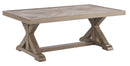 Beachcroft - Beige - Rectangular Cocktail Table-Washburn's Home Furnishings