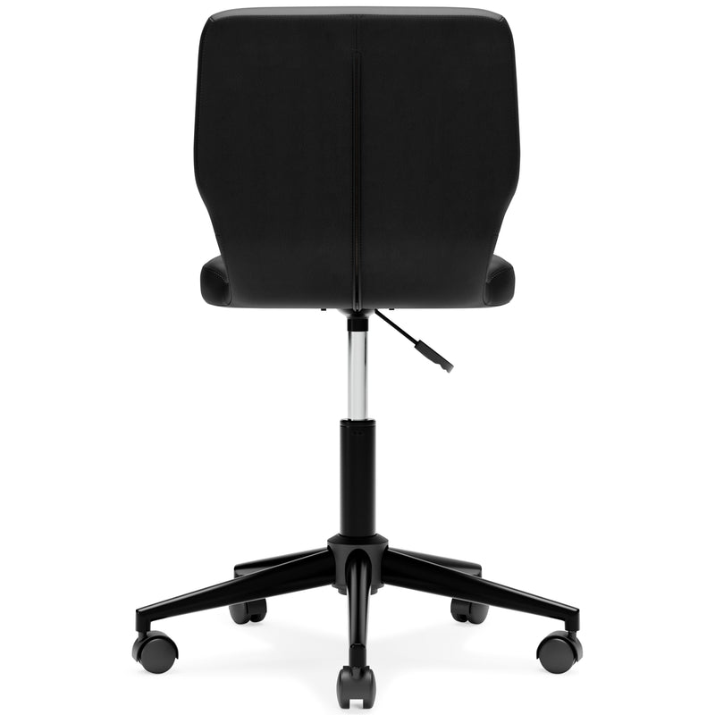 Beauenali - Black - Home Office Desk Chair (1/cn)-Washburn's Home Furnishings