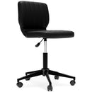 Beauenali - Black - Home Office Desk Chair (1/cn)-Washburn's Home Furnishings