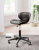 Beauenali - Black - Home Office Desk Chair (1/cn), Contoured Shape-Washburn's Home Furnishings