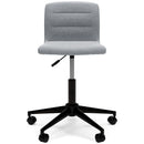 Beauenali - Gray - Home Office Desk Chair (1/cn)-Washburn's Home Furnishings