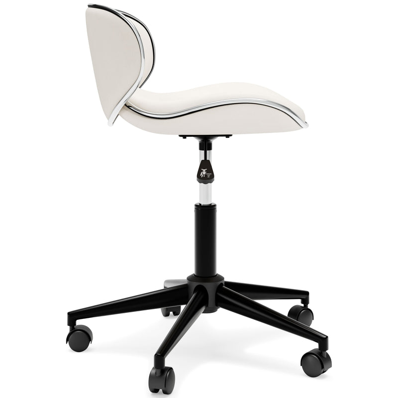 Beauenali - White - Home Office Desk Chair (1/cn)-Washburn's Home Furnishings