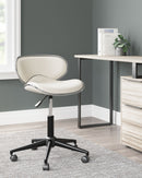 Beauenali - White - Home Office Desk Chair (1/cn)-Washburn's Home Furnishings