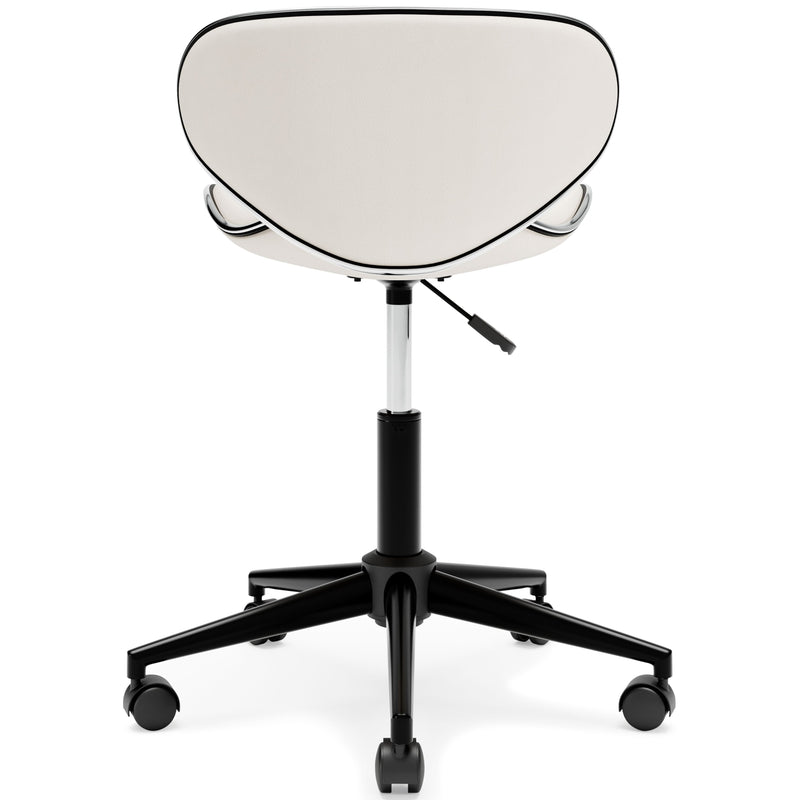 Beauenali - White - Home Office Desk Chair (1/cn)-Washburn's Home Furnishings