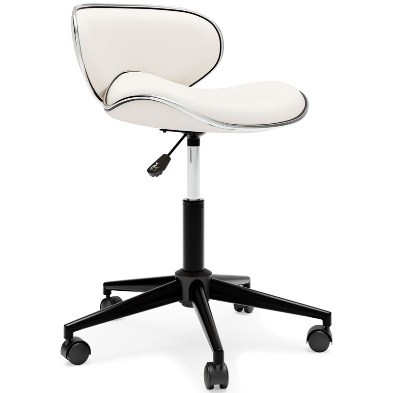 Beauenali - White - Home Office Desk Chair (1/cn)-Washburn's Home Furnishings