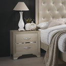 Beaumont - 2-drawer Rectangular Nightstand - Beige-Washburn's Home Furnishings