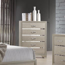 Beaumont - 5-drawer Rectangular Chest - Beige-Washburn's Home Furnishings