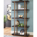 Beckville - Gold Finish/brown - Bookcase-Washburn's Home Furnishings