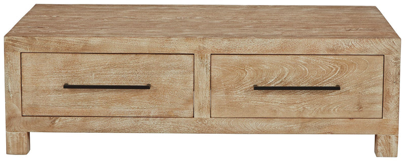 Belenburg - Brown - Cocktail Table With Storage-Washburn's Home Furnishings