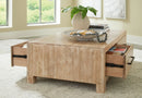 Belenburg - Brown - Cocktail Table With Storage-Washburn's Home Furnishings