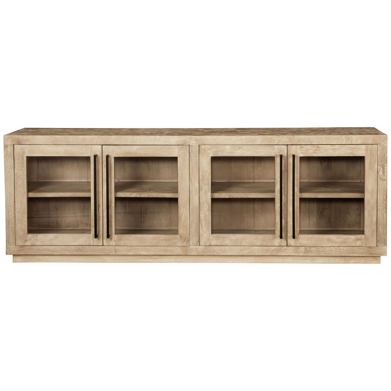 Belenburg - Washed Brown - Accent Cabinet - Horizontal-Washburn's Home Furnishings