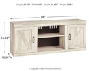 Bellaby - Whitewash - Lg Tv Stand W/fireplace Option - Small-Washburn's Home Furnishings