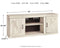 Bellaby - Whitewash - Lg Tv Stand W/fireplace Option - Small-Washburn's Home Furnishings