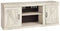 Bellaby - Whitewash - Lg Tv Stand W/fireplace Option - Small-Washburn's Home Furnishings