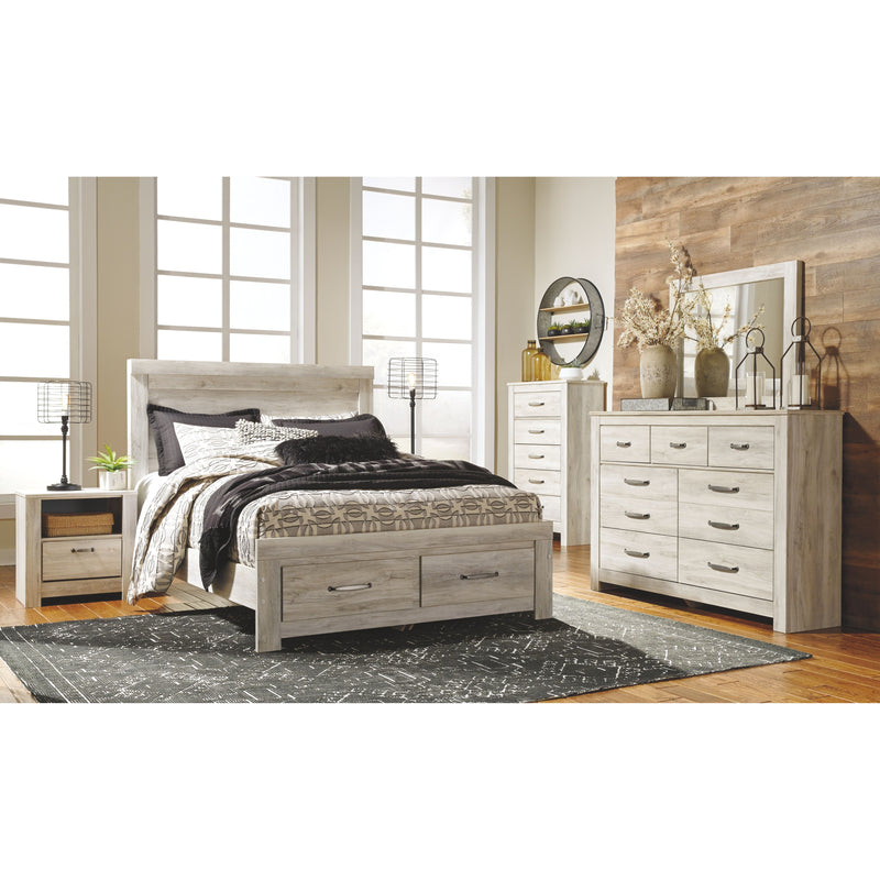 Bellaby - Whitewash - One Drawer Night Stand-Washburn's Home Furnishings