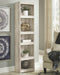 Bellaby - Whitewash - Pier - 4-shelves-Washburn's Home Furnishings