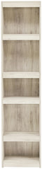 Bellaby - Whitewash - Pier - 4-shelves-Washburn's Home Furnishings