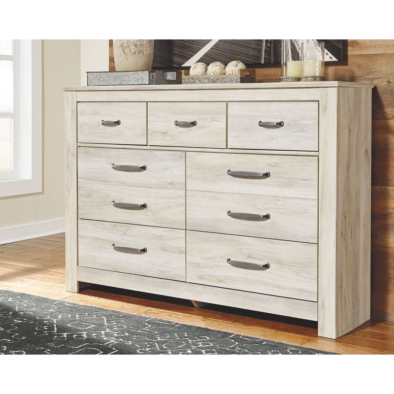 Bellaby - Whitewash - Seven Drawer Dresser-Washburn's Home Furnishings