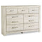 Bellaby - Whitewash - Seven Drawer Dresser-Washburn's Home Furnishings