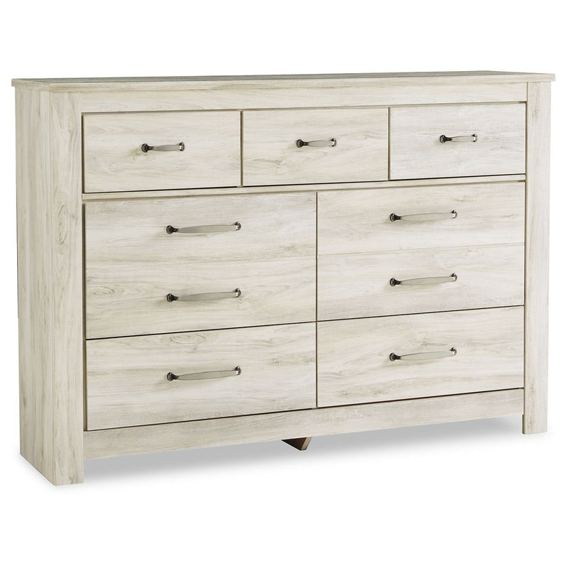 Bellaby - Whitewash - Seven Drawer Dresser-Washburn's Home Furnishings