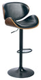 Bellatier - Brown - Tall Uph Swivel Barstool(1/cn)-Washburn's Home Furnishings