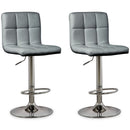 Bellatier - Gray - Bar Height Bar Stool (set Of 2)-Washburn's Home Furnishings