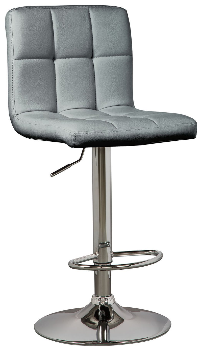 Bellatier - Gray - Tall Uph Swivel Barstool(2/cn)-Washburn's Home Furnishings