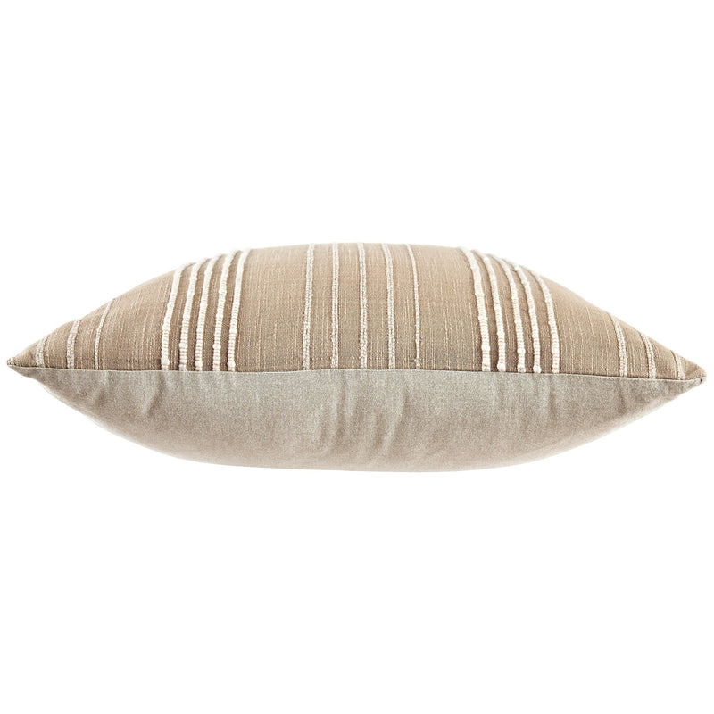 Benbert - Tan/white - Pillow (4/cs)-Washburn's Home Furnishings