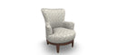 Best Justine Swivel Barrel Chiar w/ Dark Walnut Legs in Refresh-Washburn's Home Furnishings