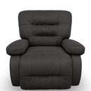 Best Maddox Leather Rocker Recliner in Chocolate-Washburn's Home Furnishings