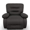 Best Maddox Leather Rocker Recliner in Chocolate-Washburn's Home Furnishings