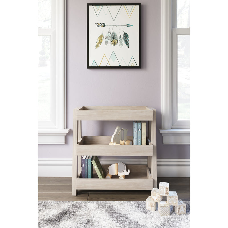 Blariden - Light Tan - Shelf Accent Table-Washburn's Home Furnishings