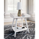 Blariden - White - Accent Table-Washburn's Home Furnishings