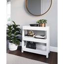 Blariden - White - Shelf Accent Table-Washburn's Home Furnishings