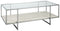 Bodalli - Ivory/chrome - Rectangular Cocktail Table-Washburn's Home Furnishings