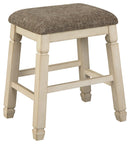 Bolanburg - Beige - Upholstered Stool (2/cn)-Washburn's Home Furnishings