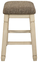 Bolanburg - Brown / Beige - Backless Counter Height Bar Stool (set Of 2)-Washburn's Home Furnishings