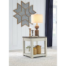 Bolanburg - Brown/White - Square End Table-Washburn's Home Furnishings