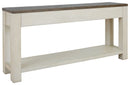 Bolanburg - Brown/white - Sofa Table-Washburn's Home Furnishings