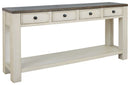 Bolanburg - Brown/white - Sofa Table-Washburn's Home Furnishings