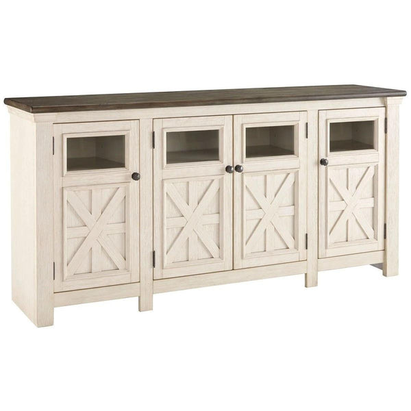 Bolanburg - Two-tone - Extra Large TV Stand-Washburn's Home Furnishings